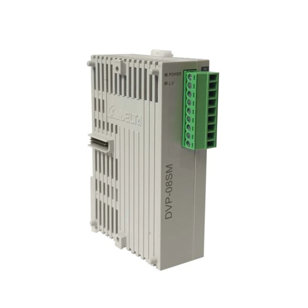 Delta (DVP-S Series) PLC Extension Module Digital Input Right-side Connectable 8 Points Power Supply 24V DC DVP08SM11N