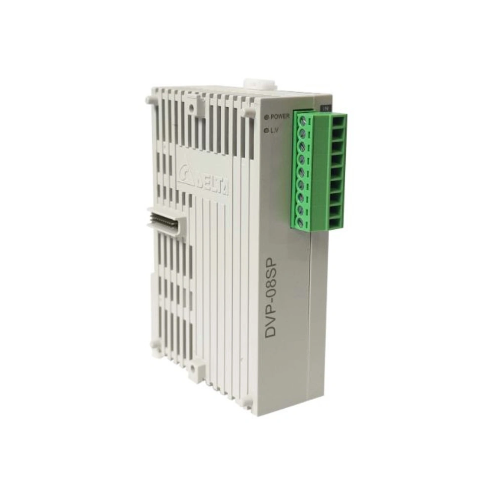 Delta (DVP-S Series) PLC Extension Module Digital Input-Output Right-side Connectable 4 Points Inputs 4 Points Outputs - Relay Power Supply 24V DC DVP08SP11R