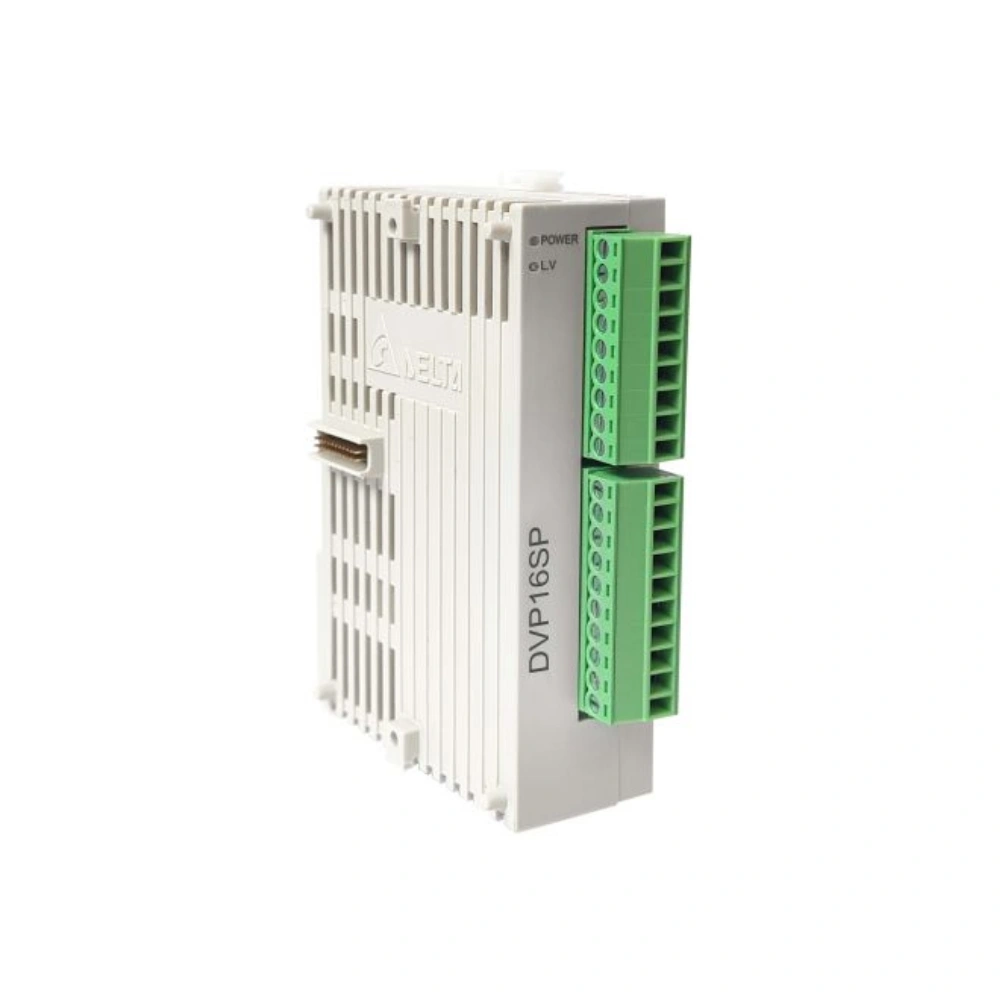Delta (DVP-S Series) PLC Extension Module Digital Input-Output Right-side Connectable 8 Points Inputs 8 Points Outputs - Relay Power Supply 24V DC DVP16SP11R

