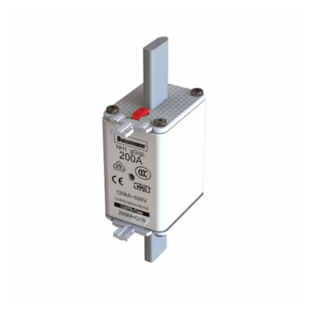 Eaton Bussmann HRC Fuse Link 200 A 500 V AC Din Type 120 kA Size 1 200NHG1B