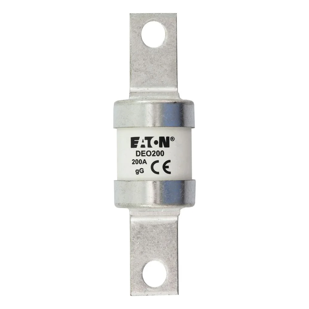 Eaton Bussmann HRC Fuse Link 200 A 415 V AC Bolted Type 80 kA Offset Tag DEO200