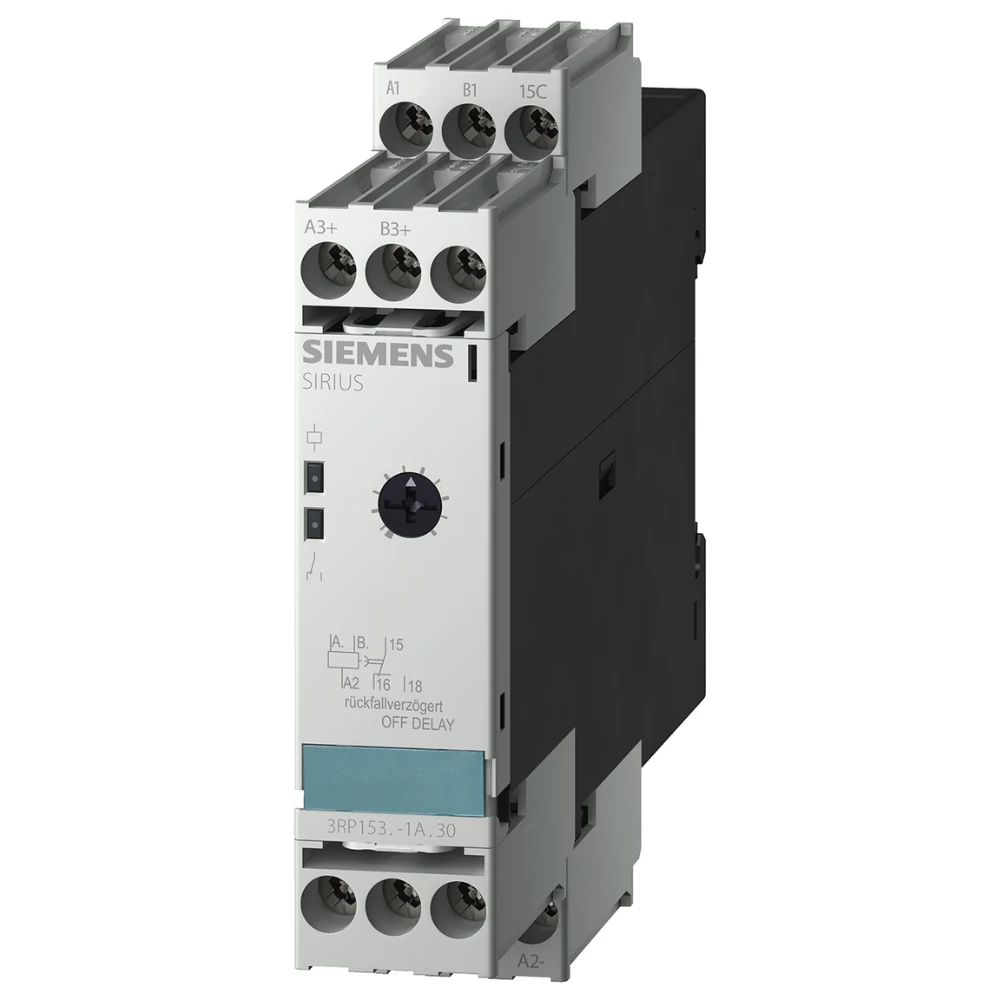 Elec Timer 5 - 100 Sec 24/100-127 24DC OFF Delay With 1 C/O 3RP15331AQ308K
