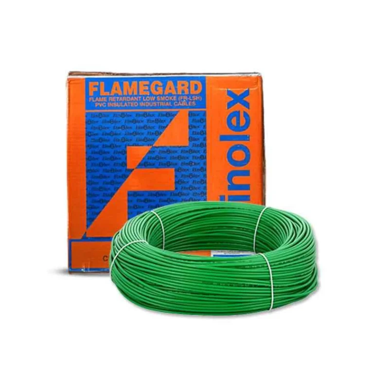 Finolex 1 sq.mm Single Core Copper Flexible Cable Green PVC FR (Flame Retardant) 1031305180