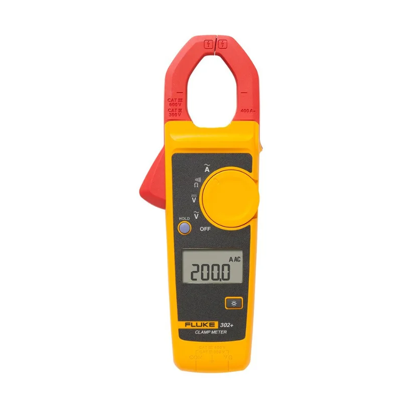 Fluke 302+Digital Clamp Meter 600 V AC/DC, 400 A AC
