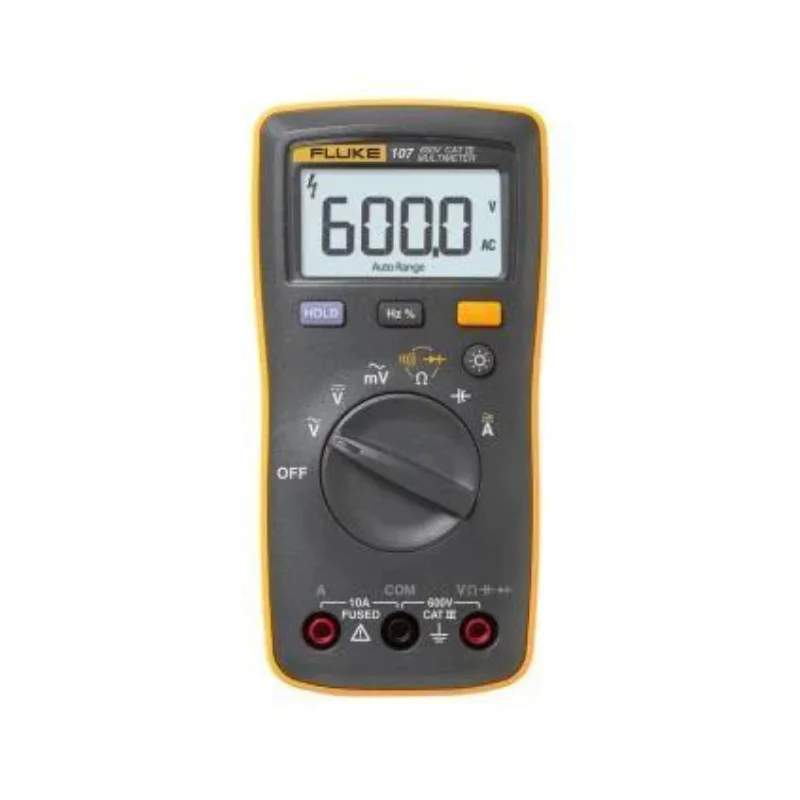 Fluke 107 Digital Multimeter 600 V AC/DC, 10 A AC/DC