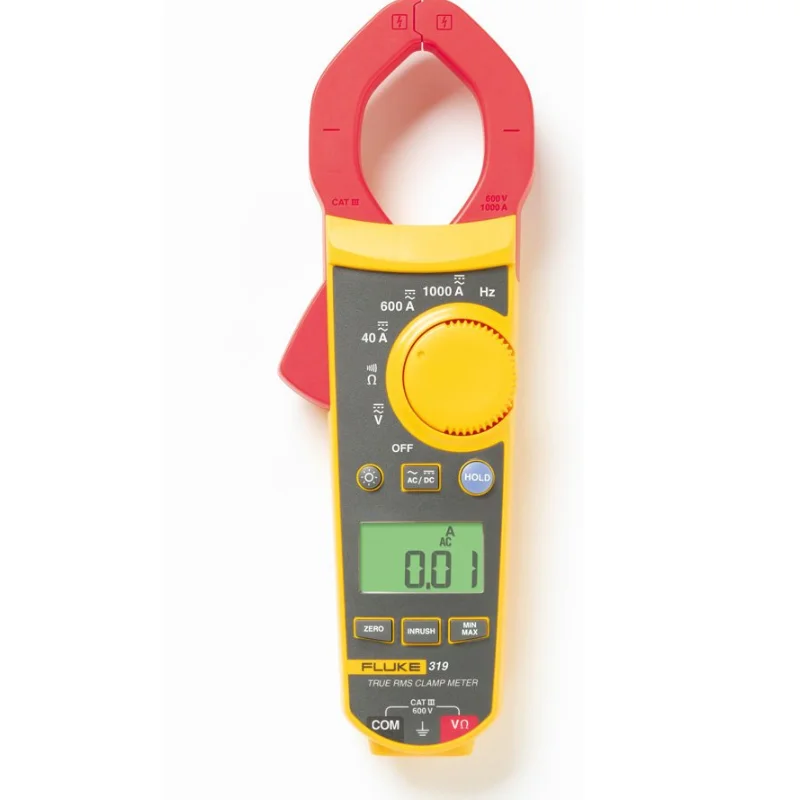 Fluke 319 Digital True RMS Clamp Meter 600 V AC/DC, 1000 A AC/DC