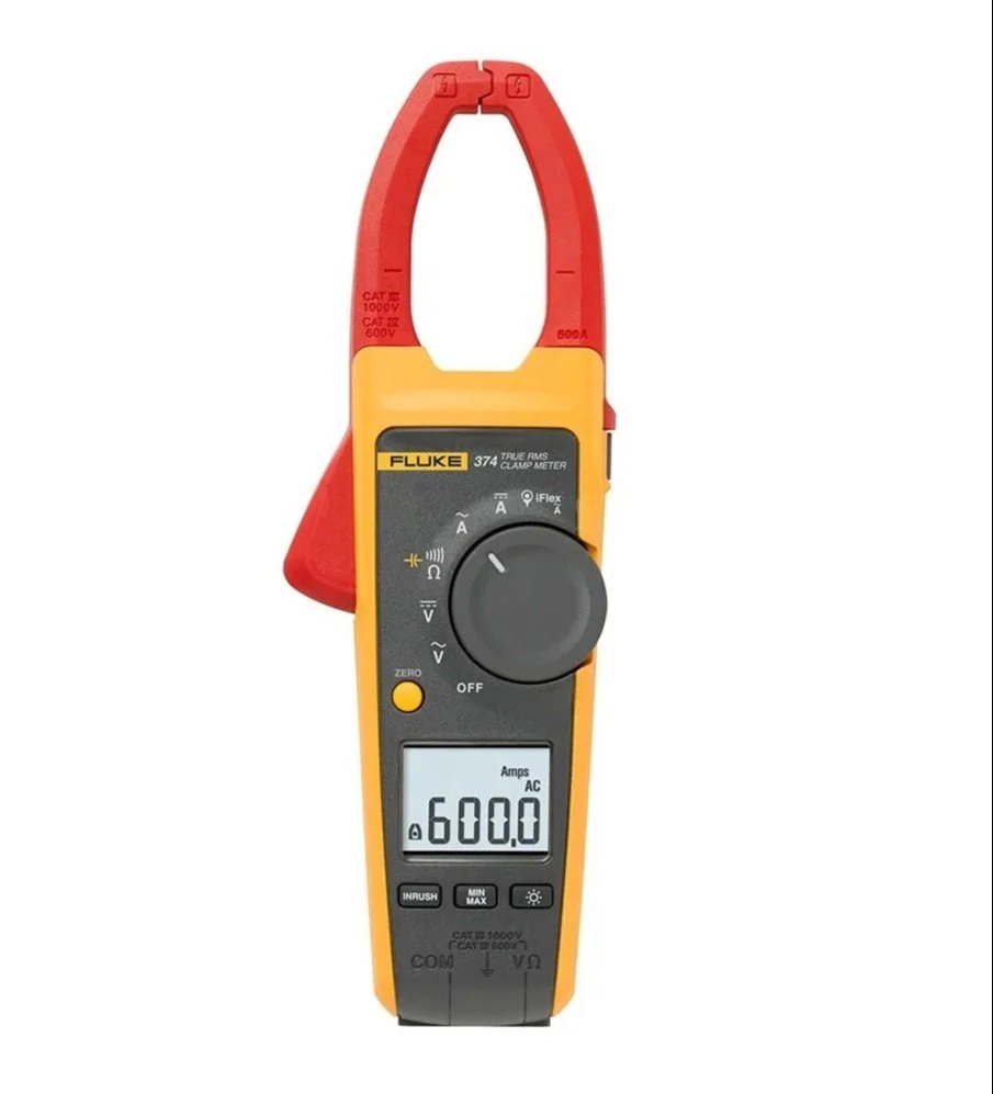 Fluke 374 Digital True RMS Clamp Meter 600 V AC/DC, 600 A AC/DC