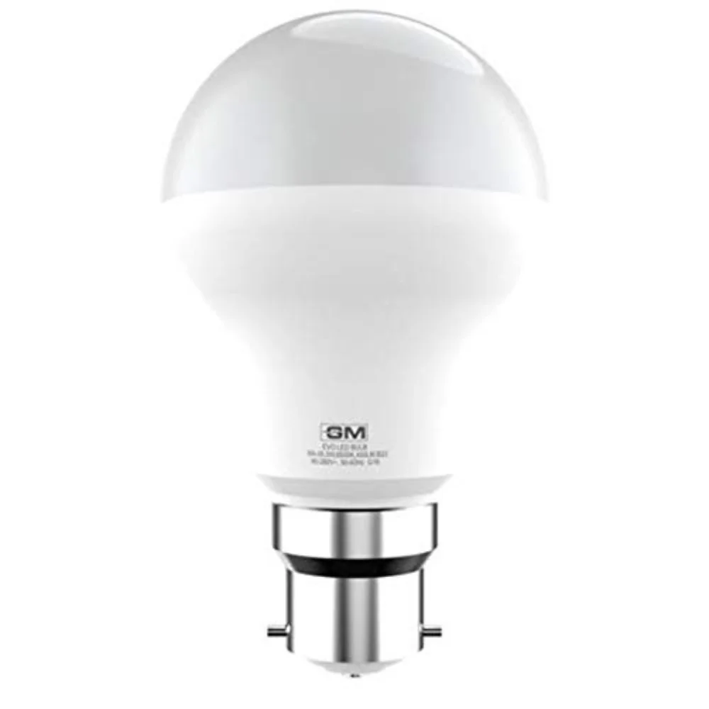 GM Modular Glo 9 W Cool White LED Bulb B 22 Base GBB-09-6.5K