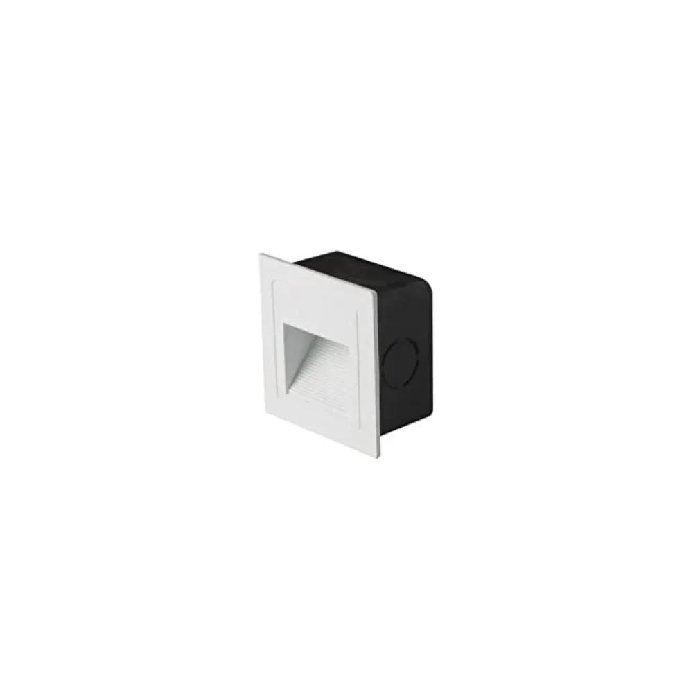 GM Modular FourFive Glossy White LED Floor & Step Light (Accent Light) 4 Module AA 4 149_Glossy White