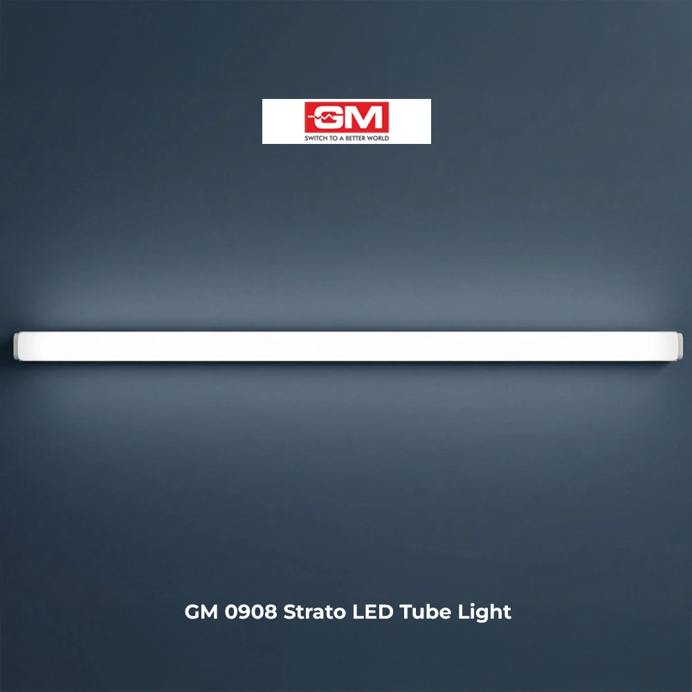 GM 0908 GM Modular Strato 12 W Cool White LED Tube Light, 2 Feet