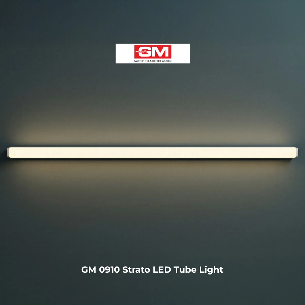 GM 0910 GM Modular Strato 12 W Warm White LED Tube Light, 2 Feet