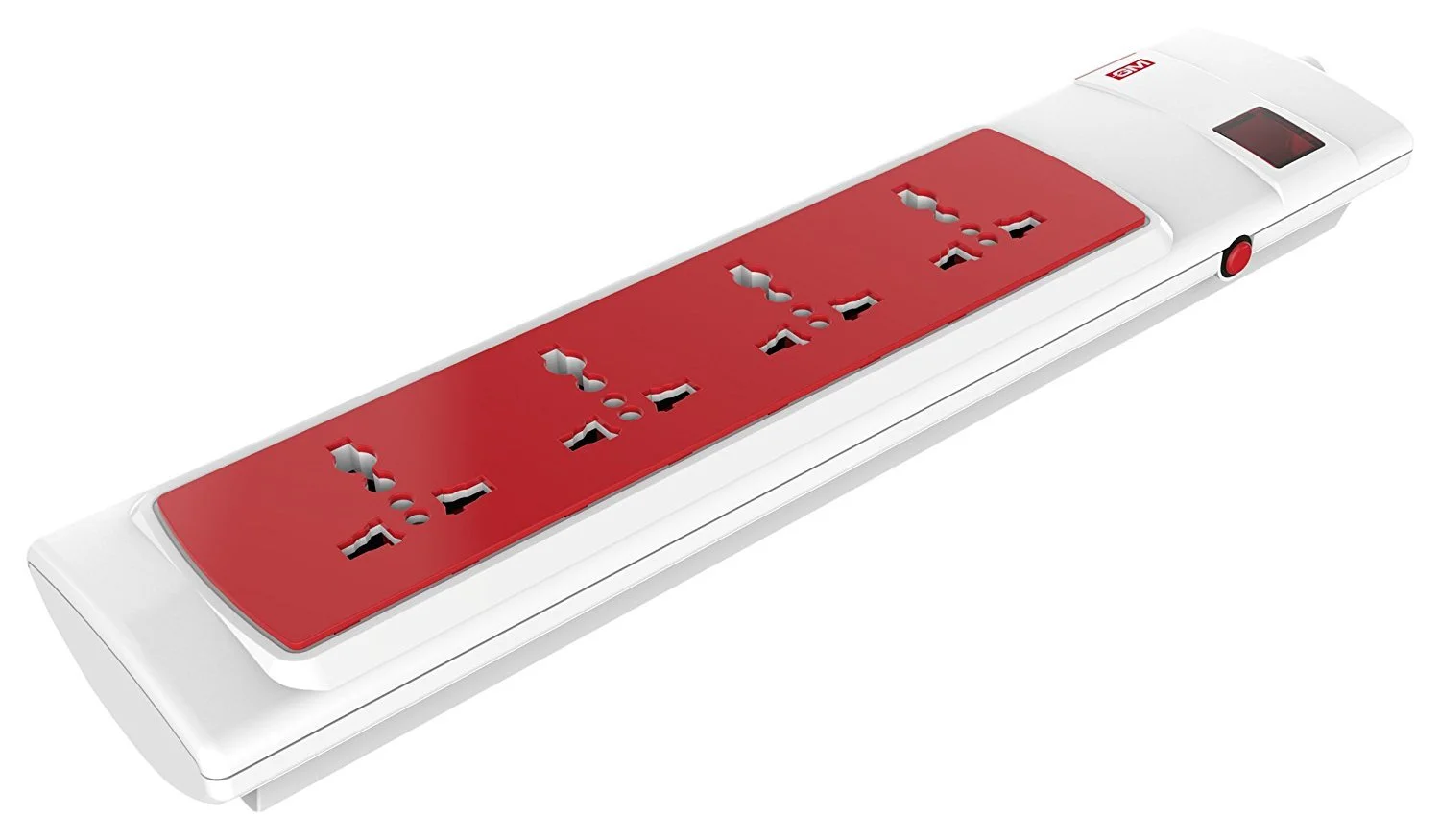 GM Modular G-Magic G-Power Spike Guard 4 International Socket, With Master Switch