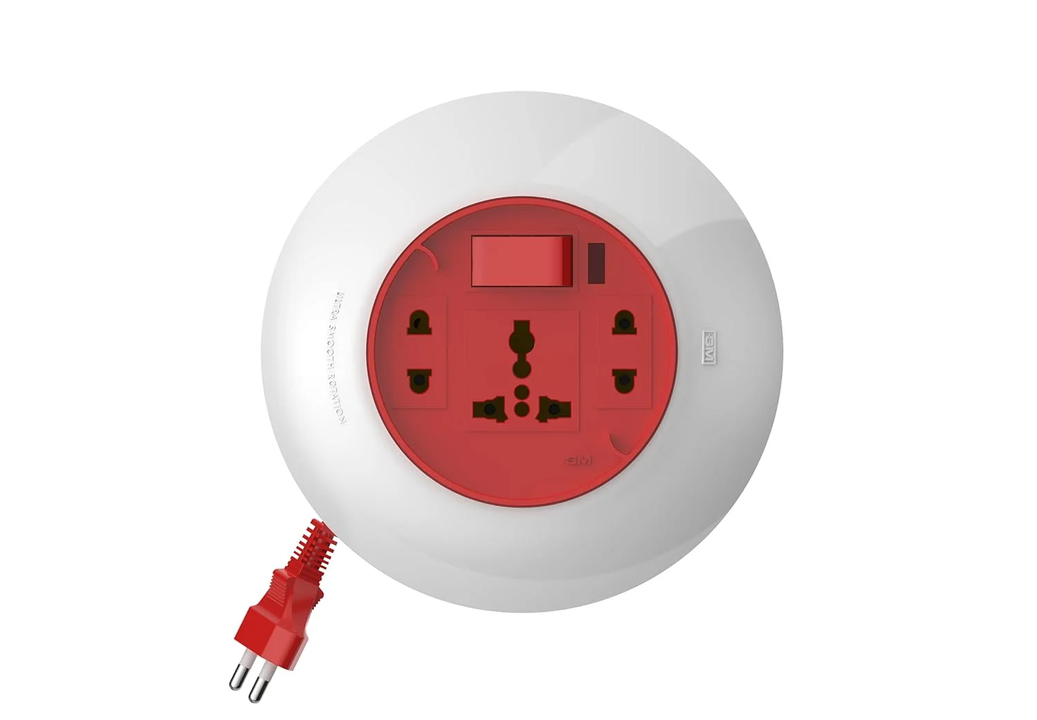 GM Modular G-Magic Orbit Flex Box 3 International Socket, With Master Switch & Wire Length - 5 Mtr