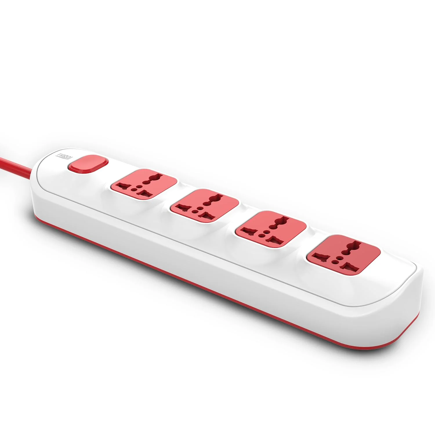 GM Modular G-Magic 4SQ Spike Guard 4 International Socket, With Master Switch