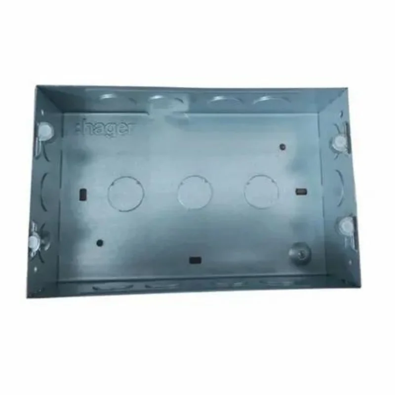 Hager Insysta 6 Module Flush Mounting Metal Box WSNMB6