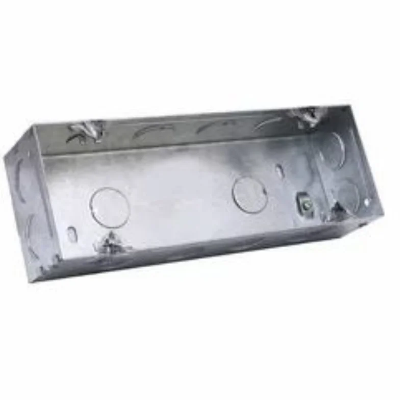 Hager Insysta 8 Module Horizontal Flush Mounting Metal Box WSNMB8H