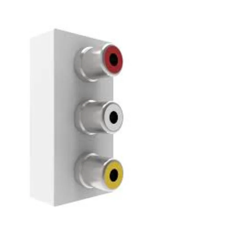 Hager Insysta  1 Module Glossy White HDMI Connector Socket WSNDT21