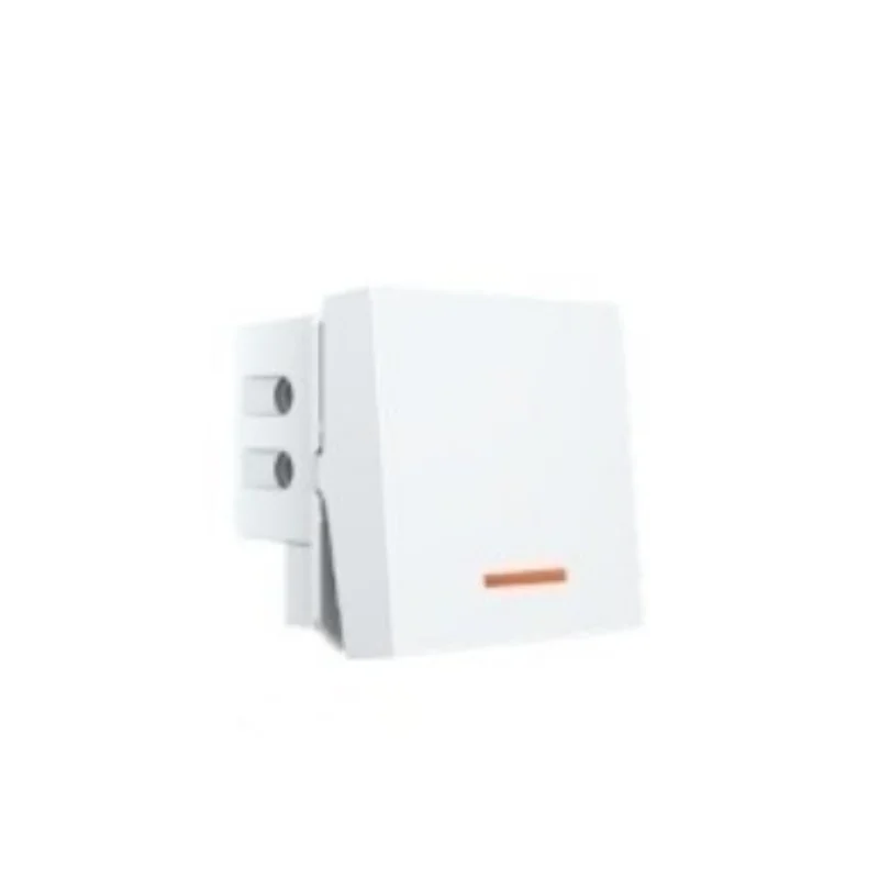 Hager Insysta Glossy White DP Switch 20 A 2 Module 1 Way WSNSW81