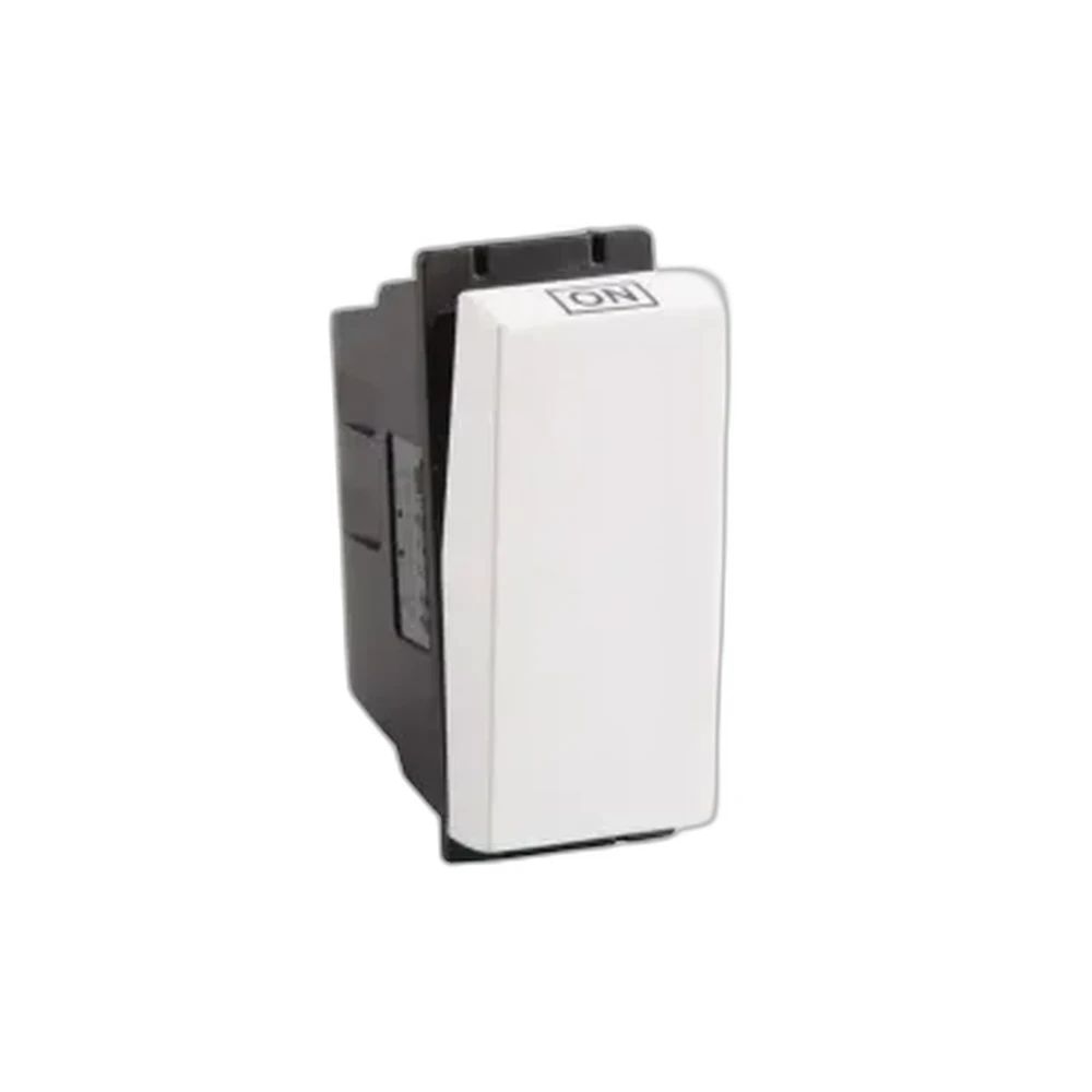Havells Crabtree Adiva White Bell Push Switch 6 A 1 Module 1 Way AHASBIW061