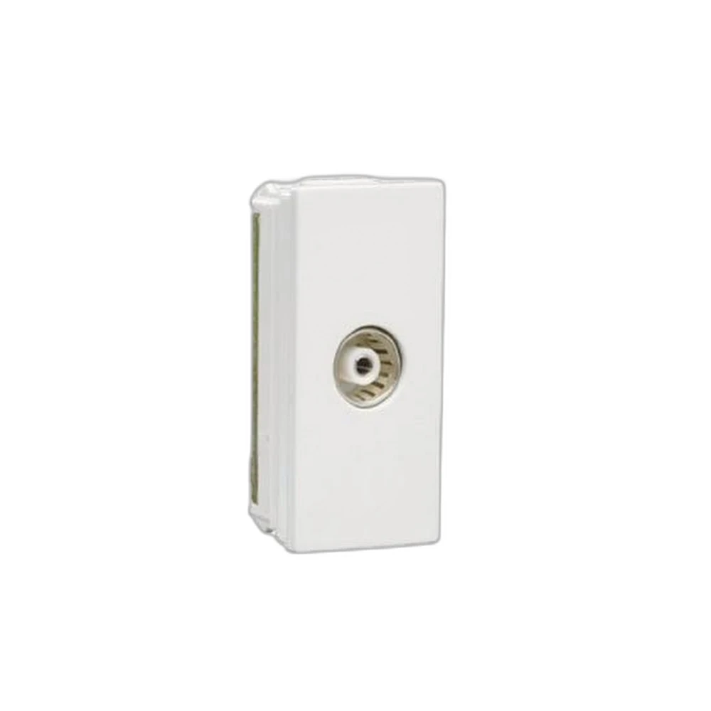 Havells Crabtree Athena 1 Module Chalk White TV Socket ACAKTOW000