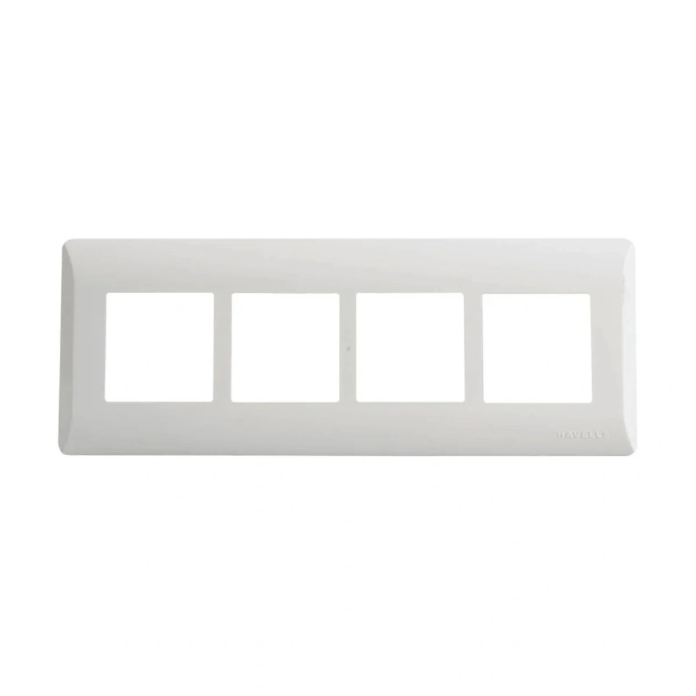 Havells Crabtree Coral 8 Module H Glossy White Cover Plate AHLPLCWH08