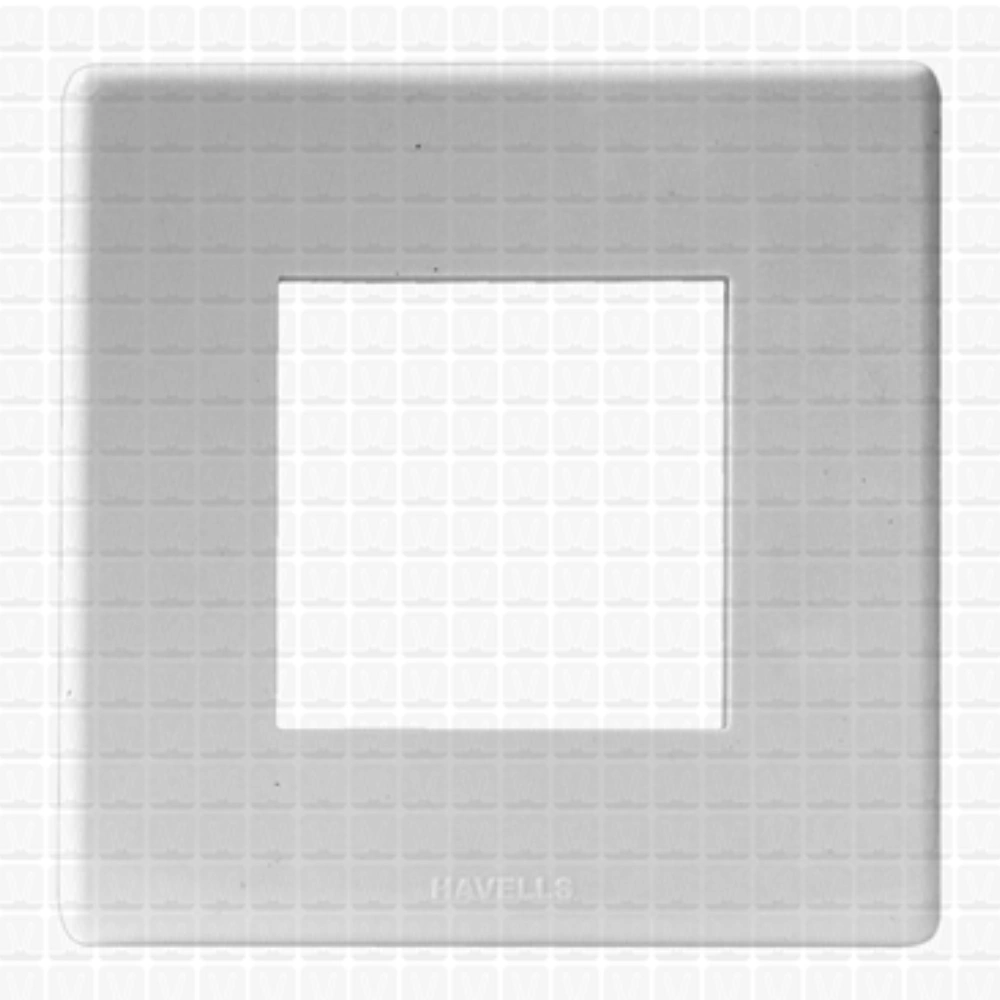 Havells Crabtree Fabio 2 Module Plexy Glass White Modular Combined Cover Plate AHXPTOWV02
