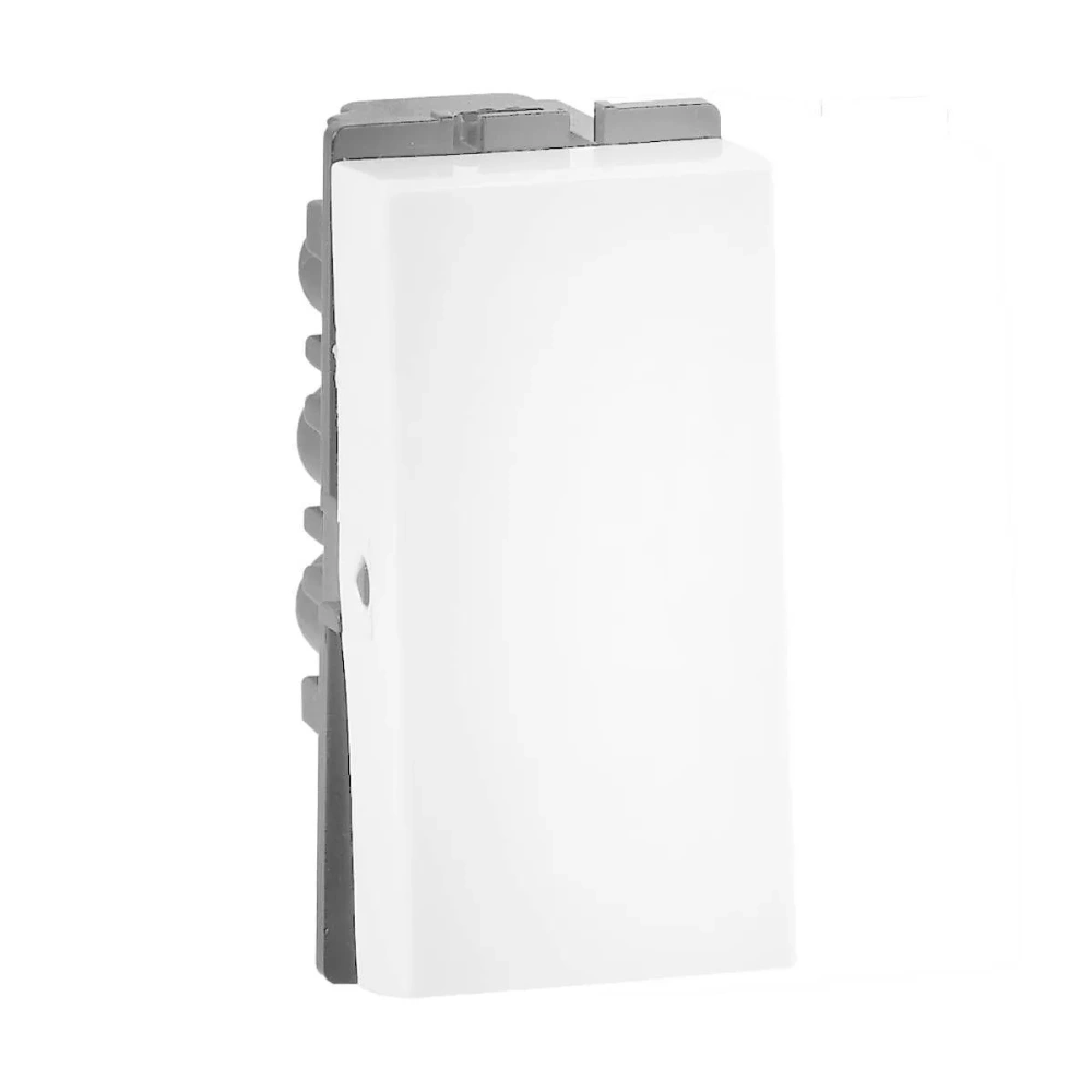 Havells Crabtree Fabio Classic White Switch 10 A 1 Module 1 Way AHFSXXW101