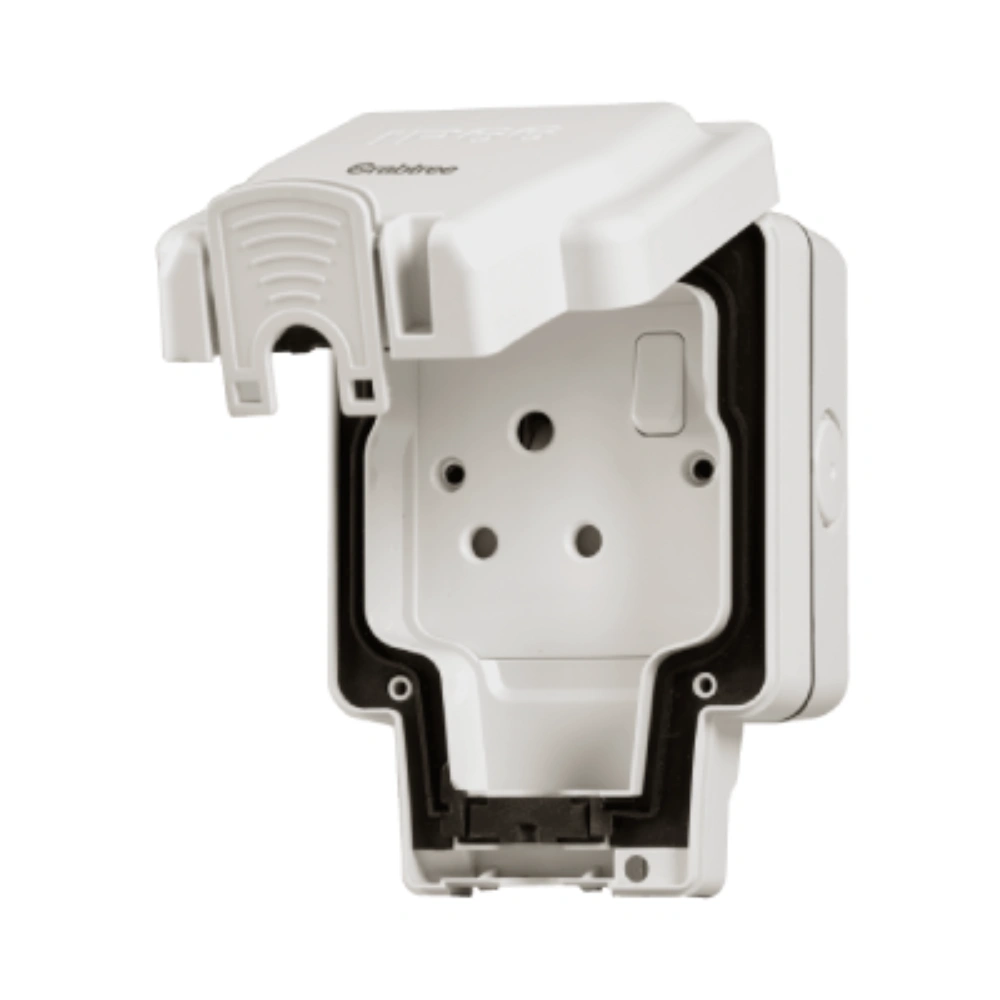 Havells Crabtree I-Sense White Switched Socket 16 A IP66 ACWCKXW163