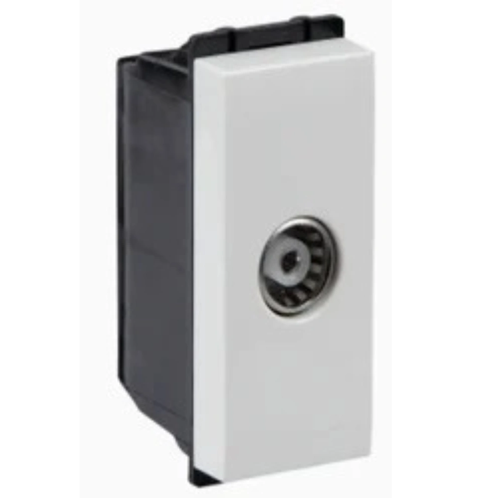 Havells Crabtree Murano 1 Module White TV Socket ACUKTOW001