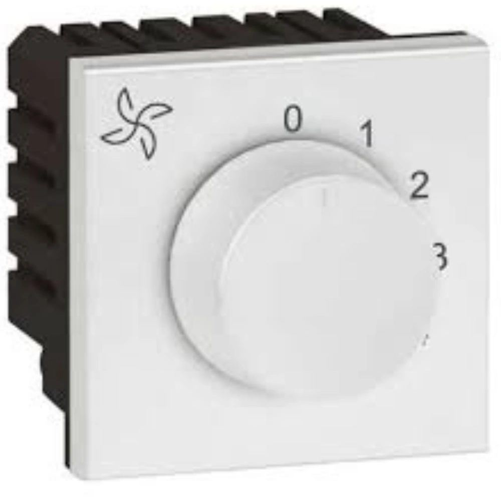 Havells Crabtree Murano 1 Module White Fan Regulator 4 Step ACMRFXW004