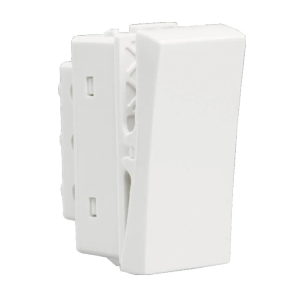 Havells Crabtree Murano White Soft Switch 10 A 1 Module 1 Way ACUSXXW101