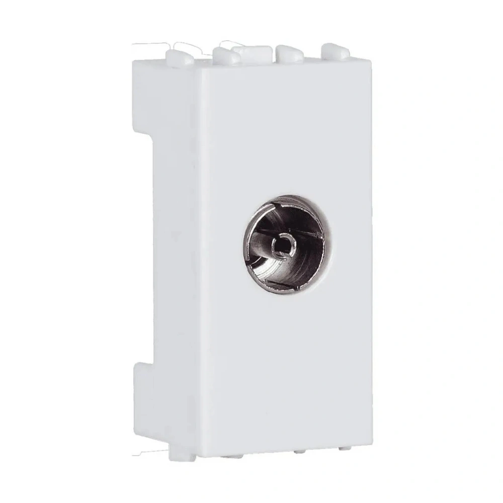 Havells Crabtree Signia 1 Module White TV Socket ACWKTXW001
