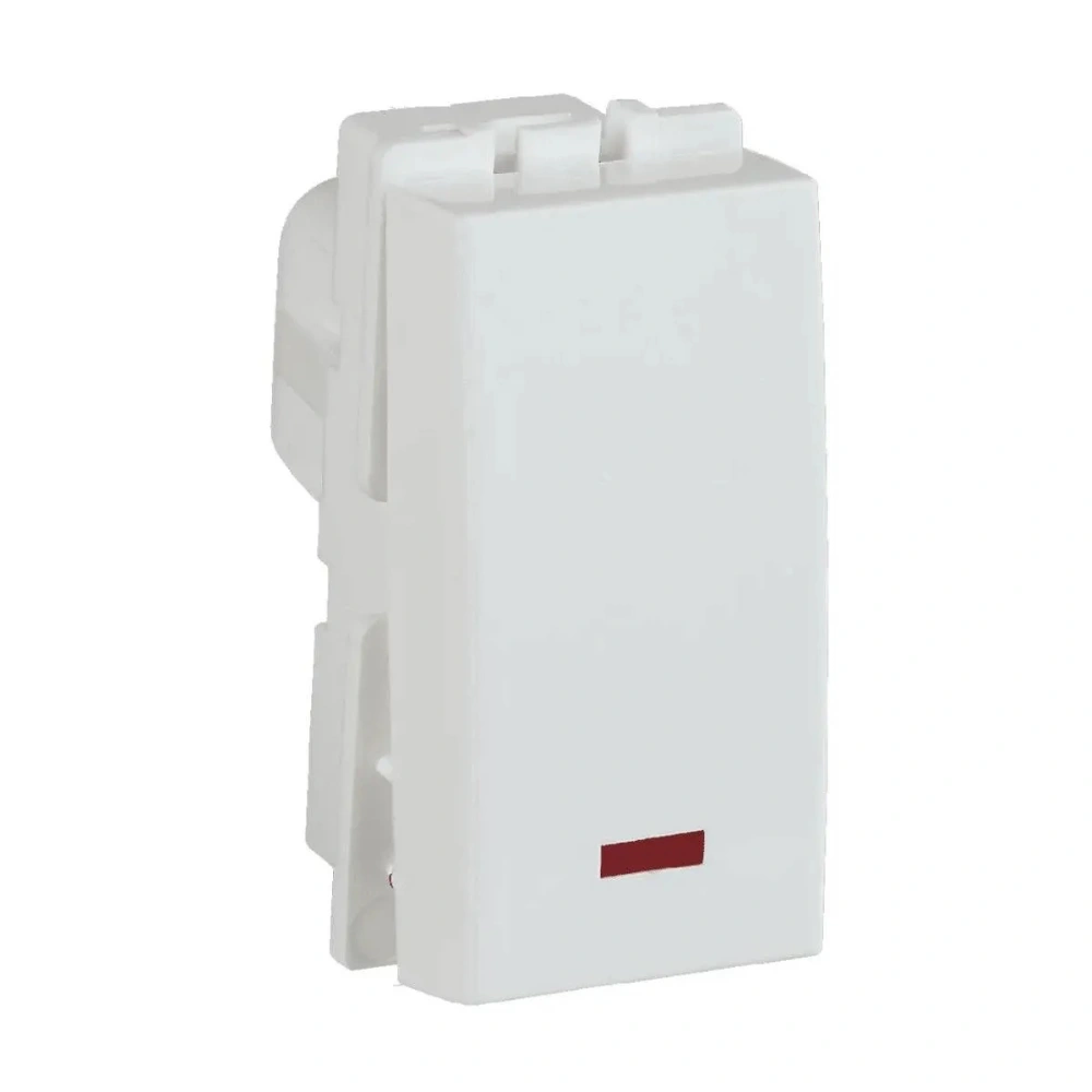 Havells Crabtree Signia White Switch 16 A 1 Module 1 Way With Indicator ACWSXIW161