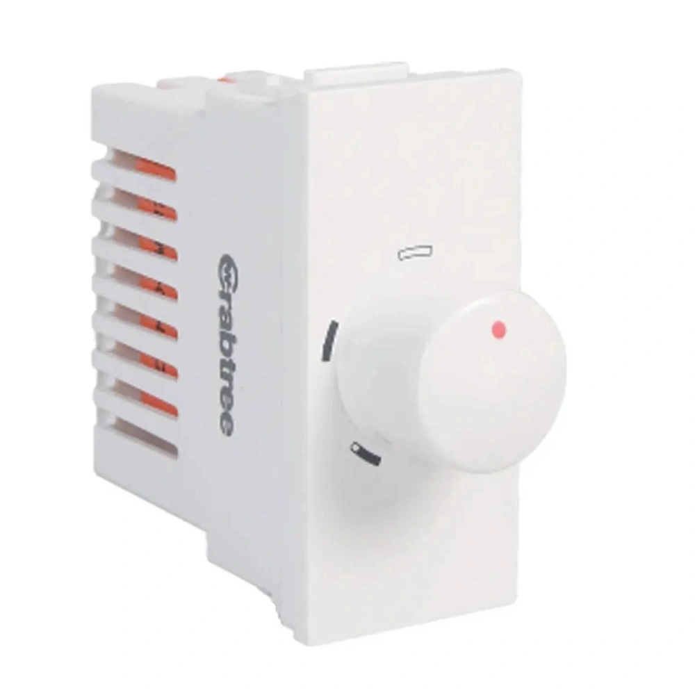 Havells Crabtree Verona 1 Module White Fan Regulator 4 Step ACVRFXW004