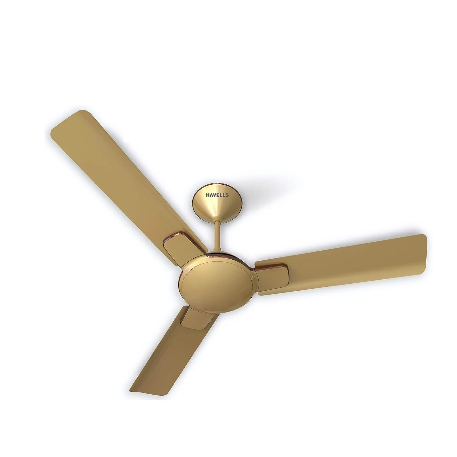 Havells Enticer Decorative Ceiling Fan 1200 mm (48"), Beige-Copper, 3 Blade FHCENSTBEC48