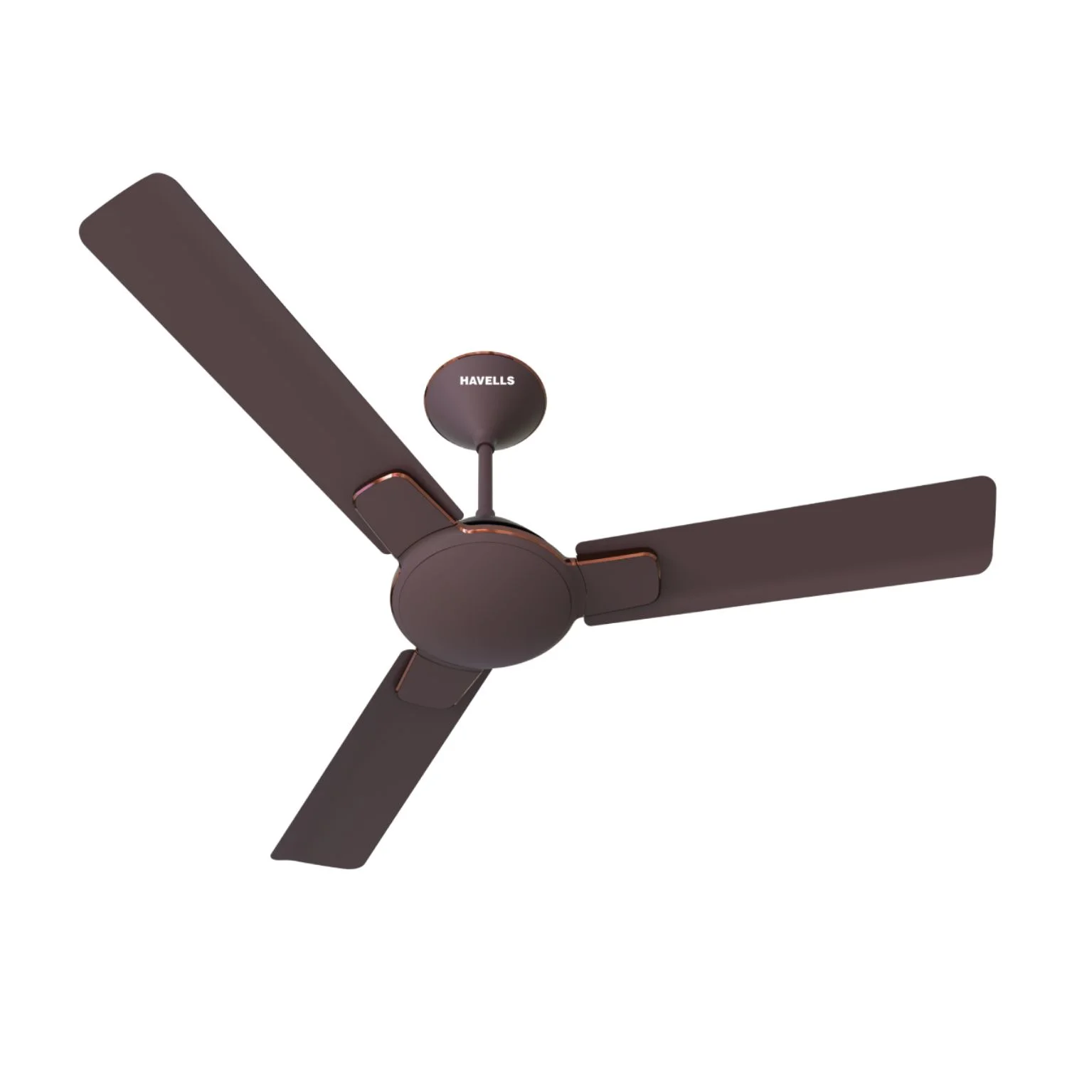 Havells Enticer Decorative Ceiling Fan 1200 mm (48"), Espresso Brown-Copper, 3 Blade FHCENSTEBC48