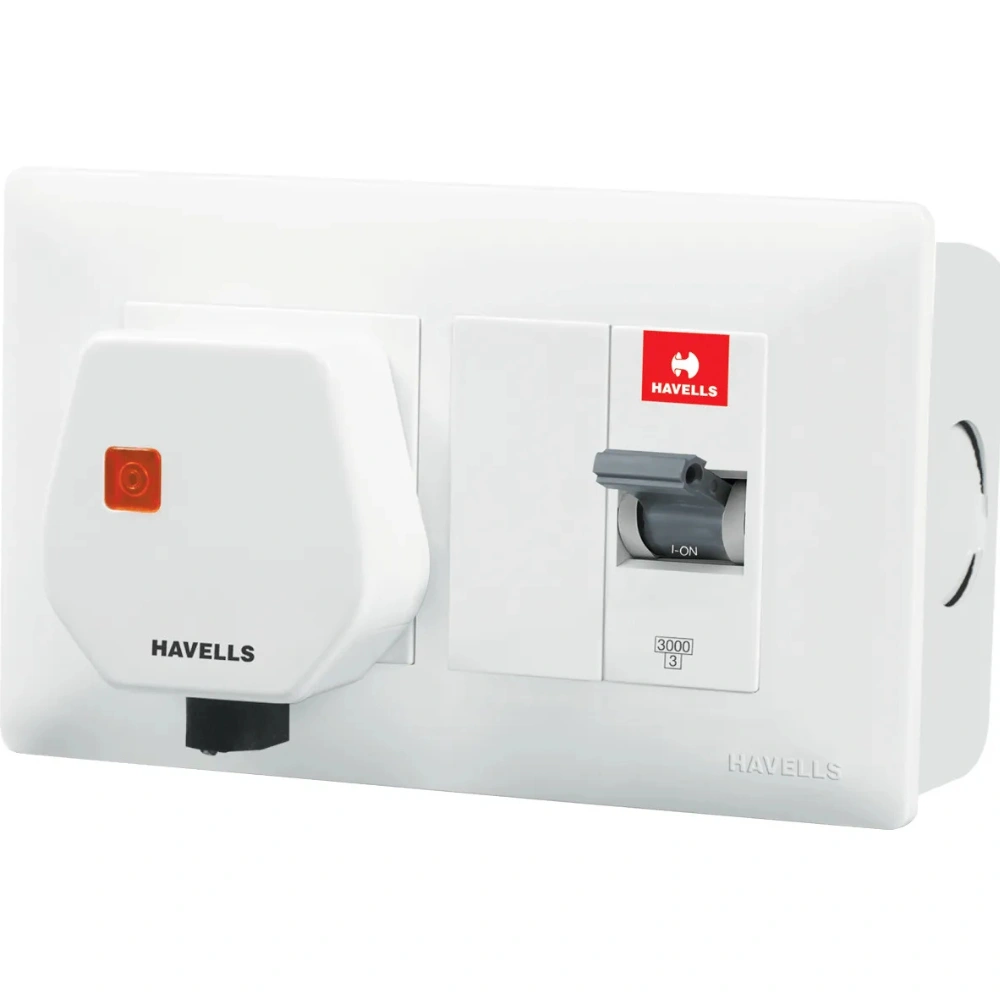 Havells Euro II DBOXX MCB 25 A Combo With Sheet Steel Enclosure DHDMCSN0251025