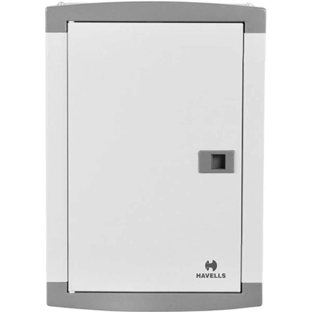 Havells Euro II Distribution Board Vertical MCB Incomer 8 Way TPN 8 IC + 24 OG Suitable For MCB/RCCB/Isolator DHDPTVODRW08