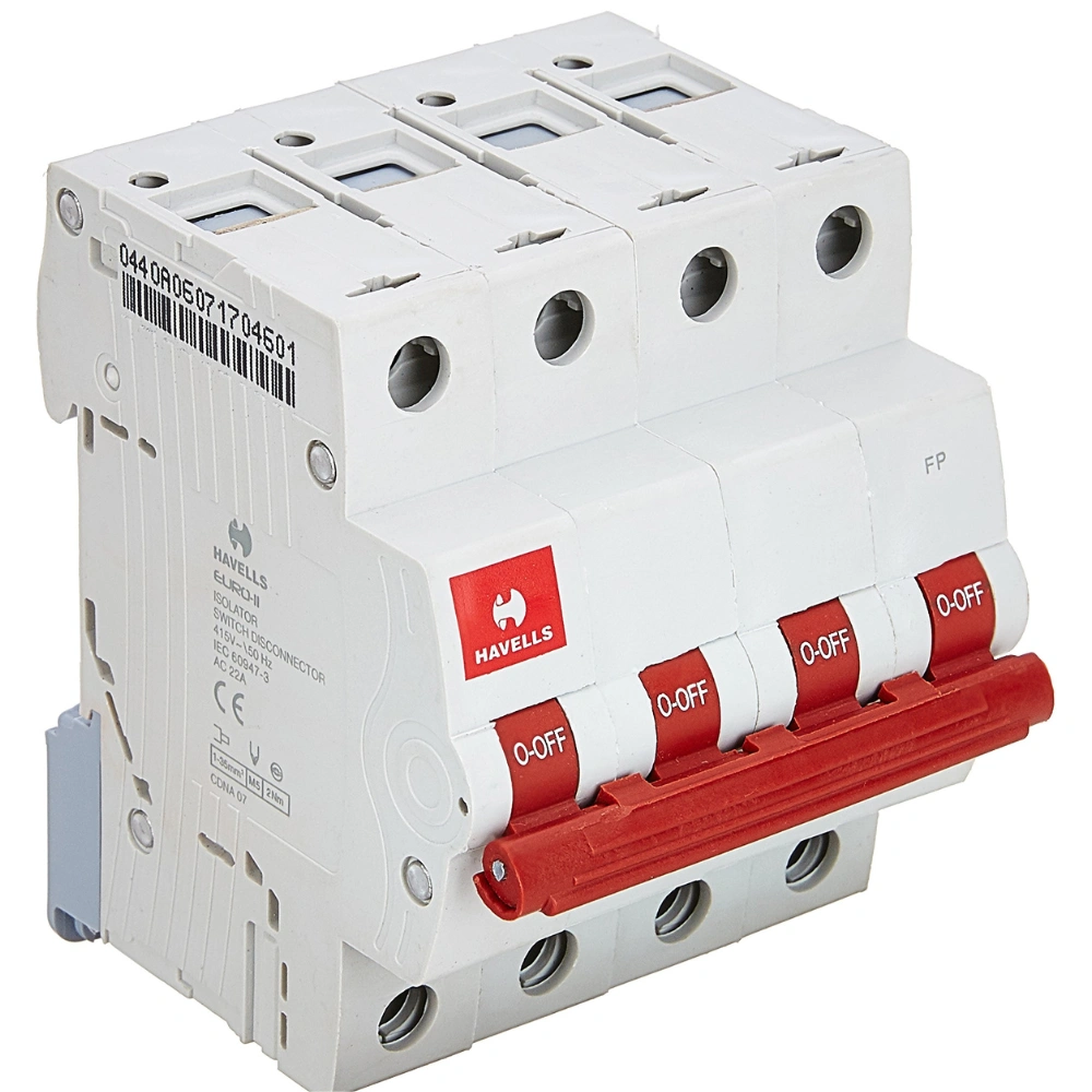 Havells Euro II MCB Isolator 40 A 4 Pole DHMGIFPX040