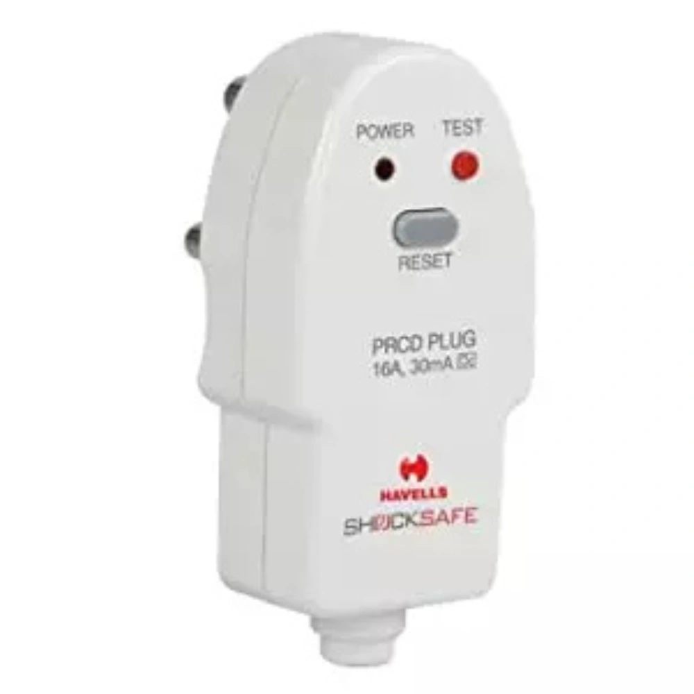 Havells Shock Safe Euro II PRCD Plug 16 A 30 mA DHPLJWH016201603