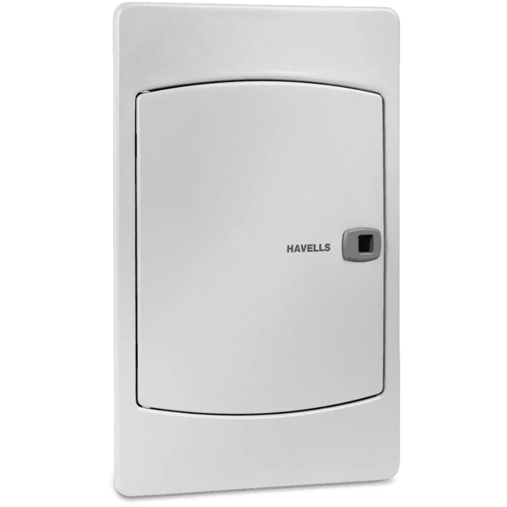 Havells Euro II QVE Plus Distribution Boards 4 Way TPN QVE Plus Single Door DHDMTHODOW04