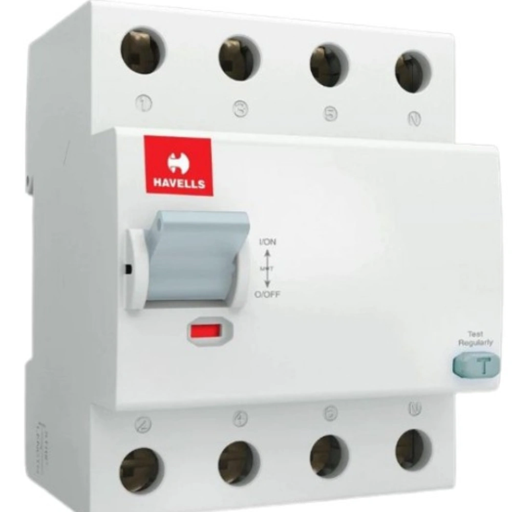 Havells Euro II RCCB 100 A 4 Pole 300 mA DHRMCMFF300100