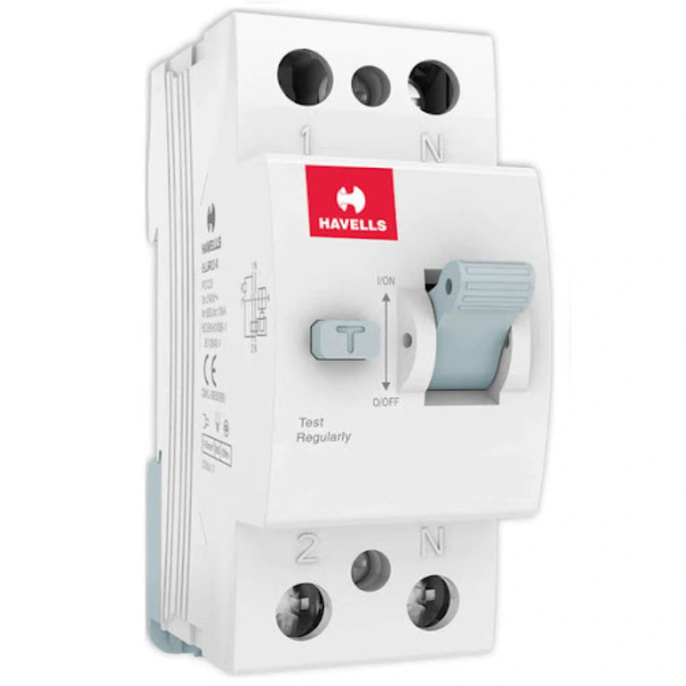 Havells Euro II RCCB 25 A 2 Pole 100 mA Type AC DHRACMDF100025