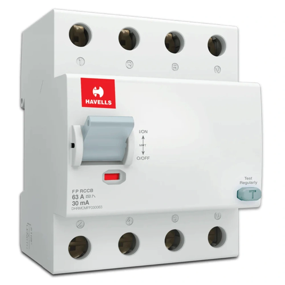Havells Euro II RCCB 63 A 4 Pole 30 mA Type AC DHRACMFF030063