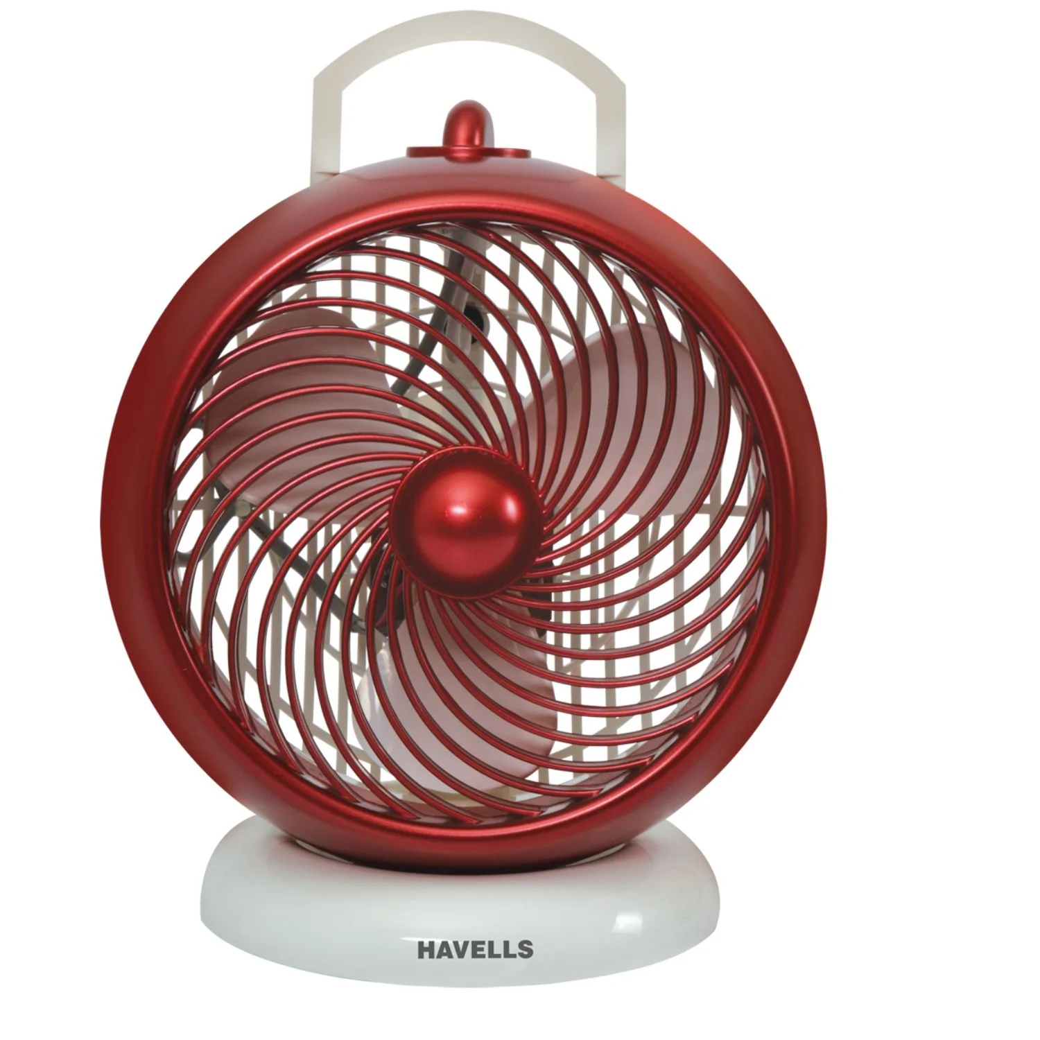 Havells I Cool High Speed Personal Fan 175 mm (7"), White Maroon FHPICMXWMR07
