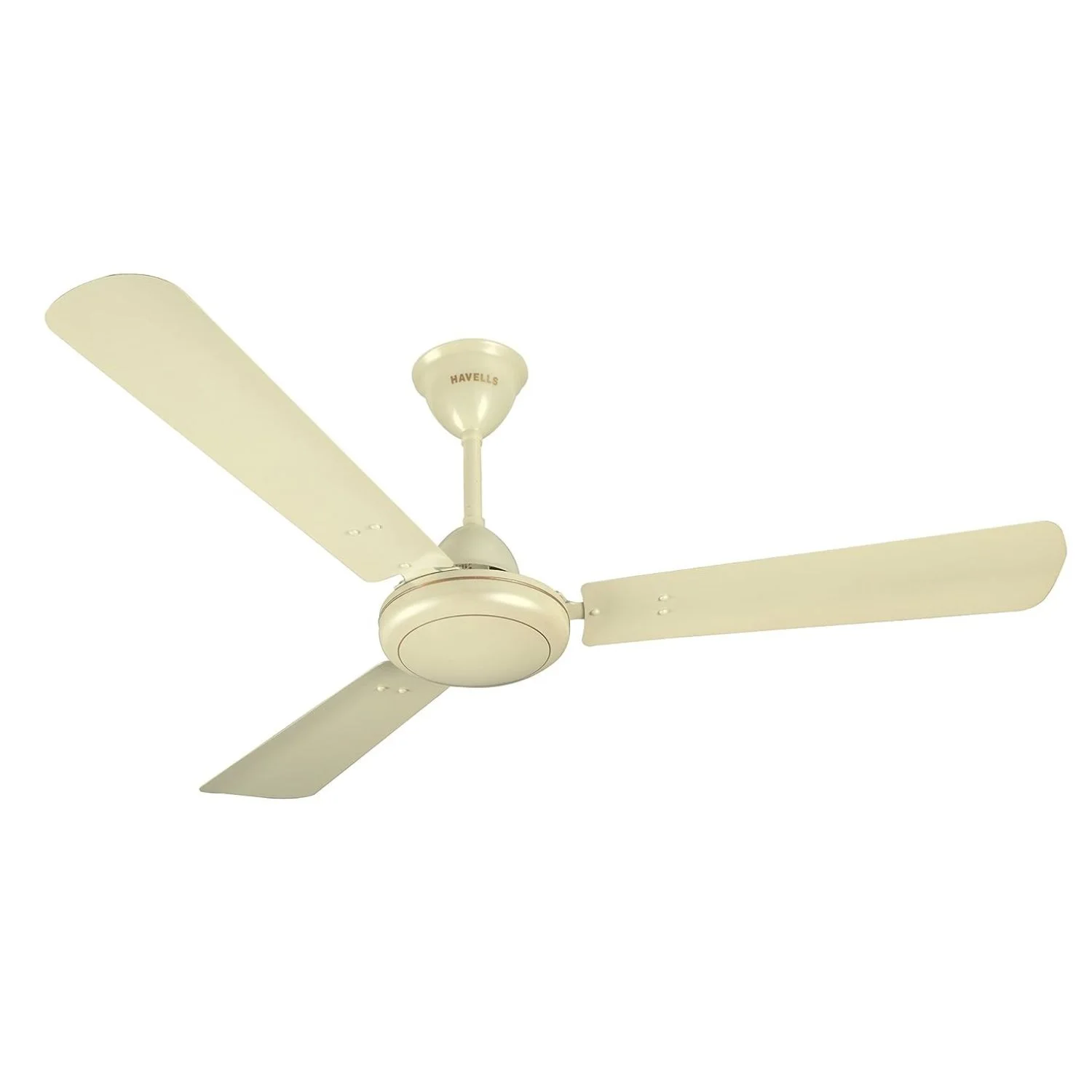 Havells SS 390 Metallic Ceiling Fan 1200 mm (48"), Pearl Ivory-Gold, 3 Blade FHCSSMTPIV48