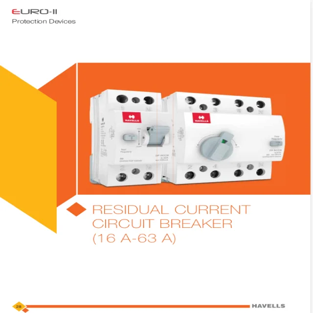 Eps Rccb Catalogue.pdf Download Havells Euro II RCCB Catalogue PDF |Eleczo.com