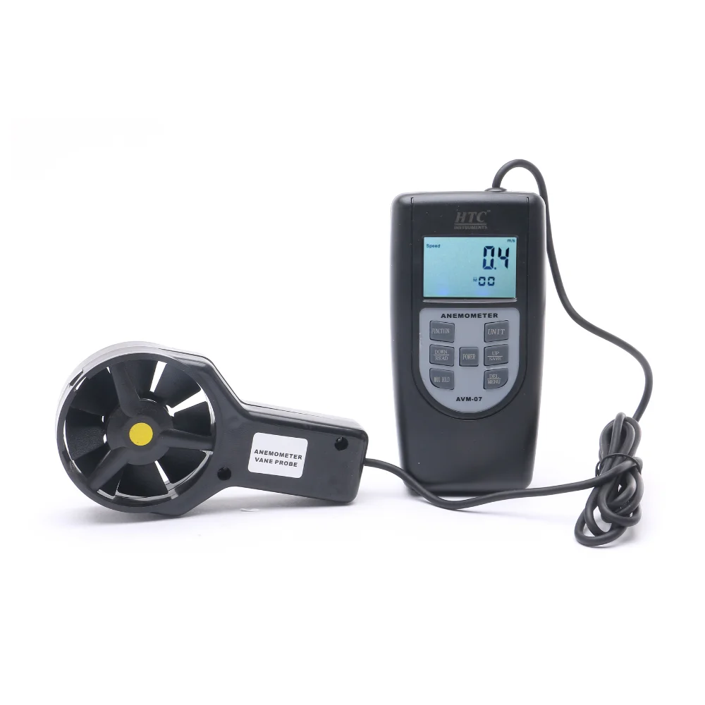 HTC Instruments AVM-07 Anemometer Air Velocity Range 45.0 m/s