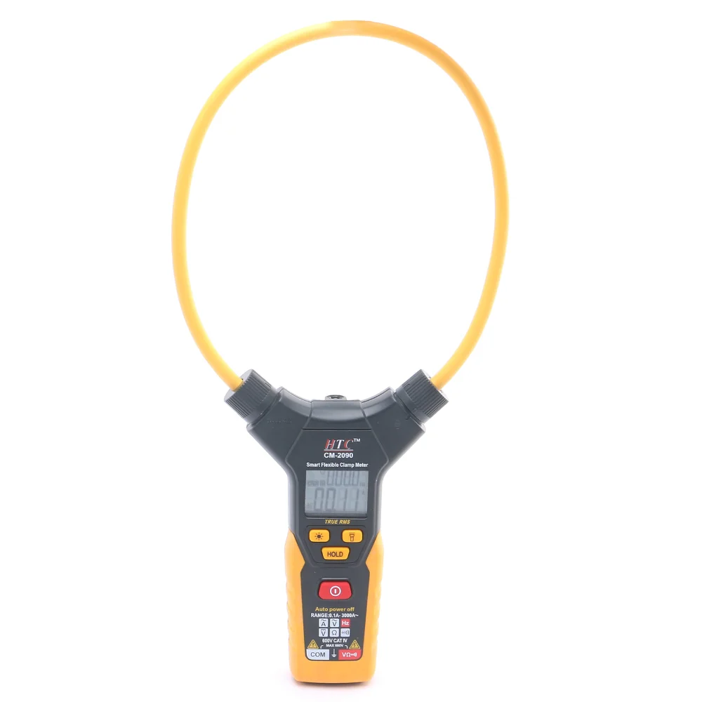 HTC Instruments CM-2090 Flexible Digital Current Clamp Meter 600 V AC/DC, 3000 A AC