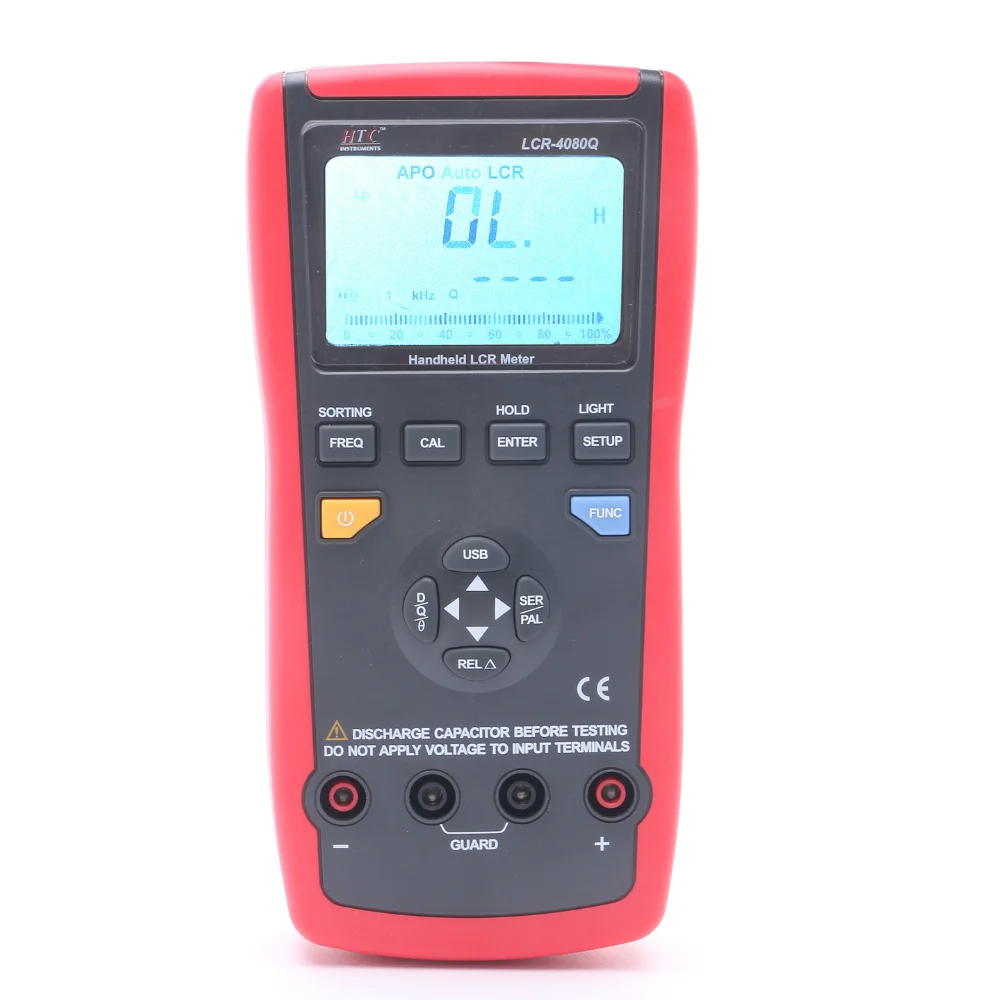 HTC Instruments LCR-4080Q Digital LCR-Q Meter 1000H, 20mF, 10MÎ©